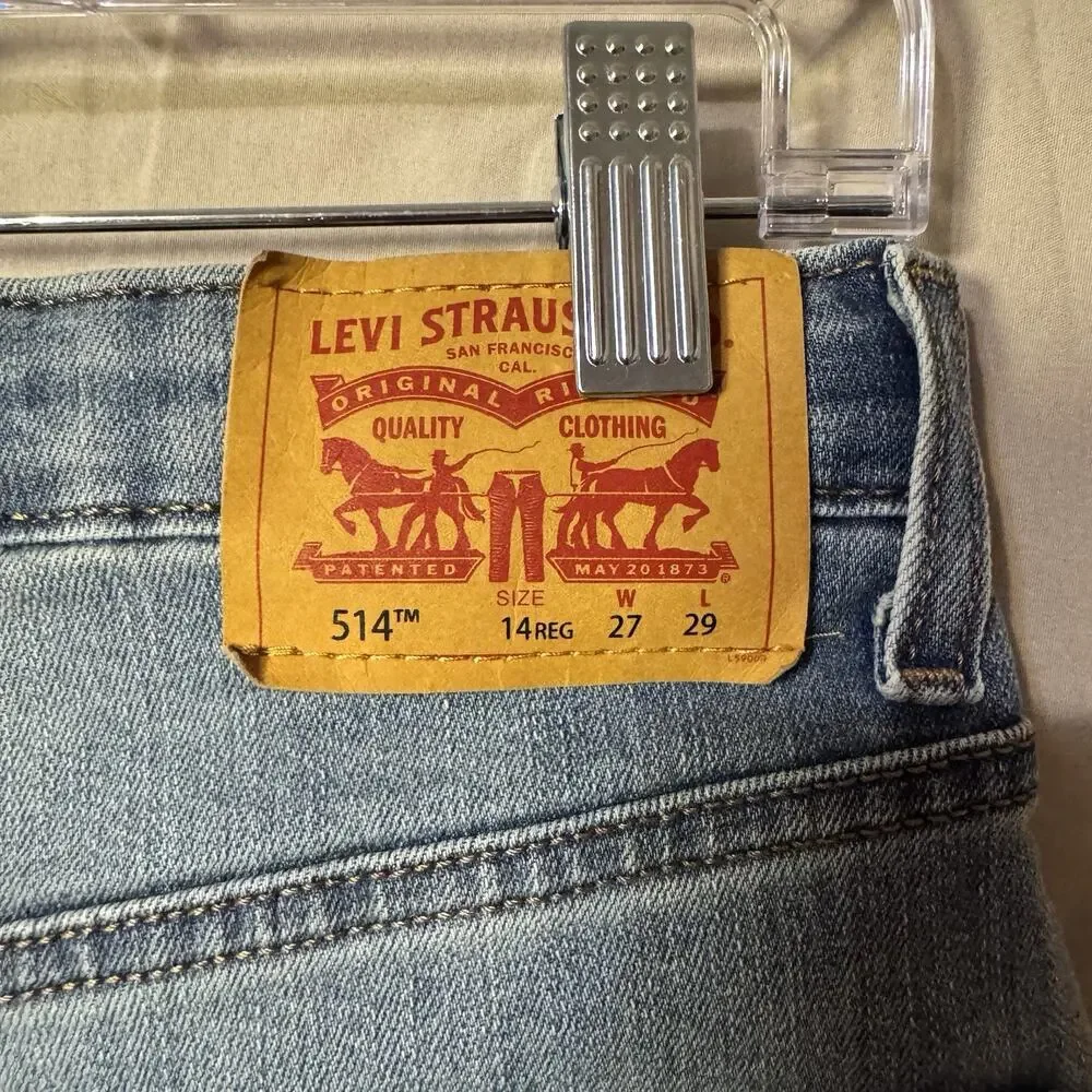 514 Levi jeans size 14 regular slight distressing